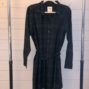 Abercrombie and Fitch Flannel Shirt Dress